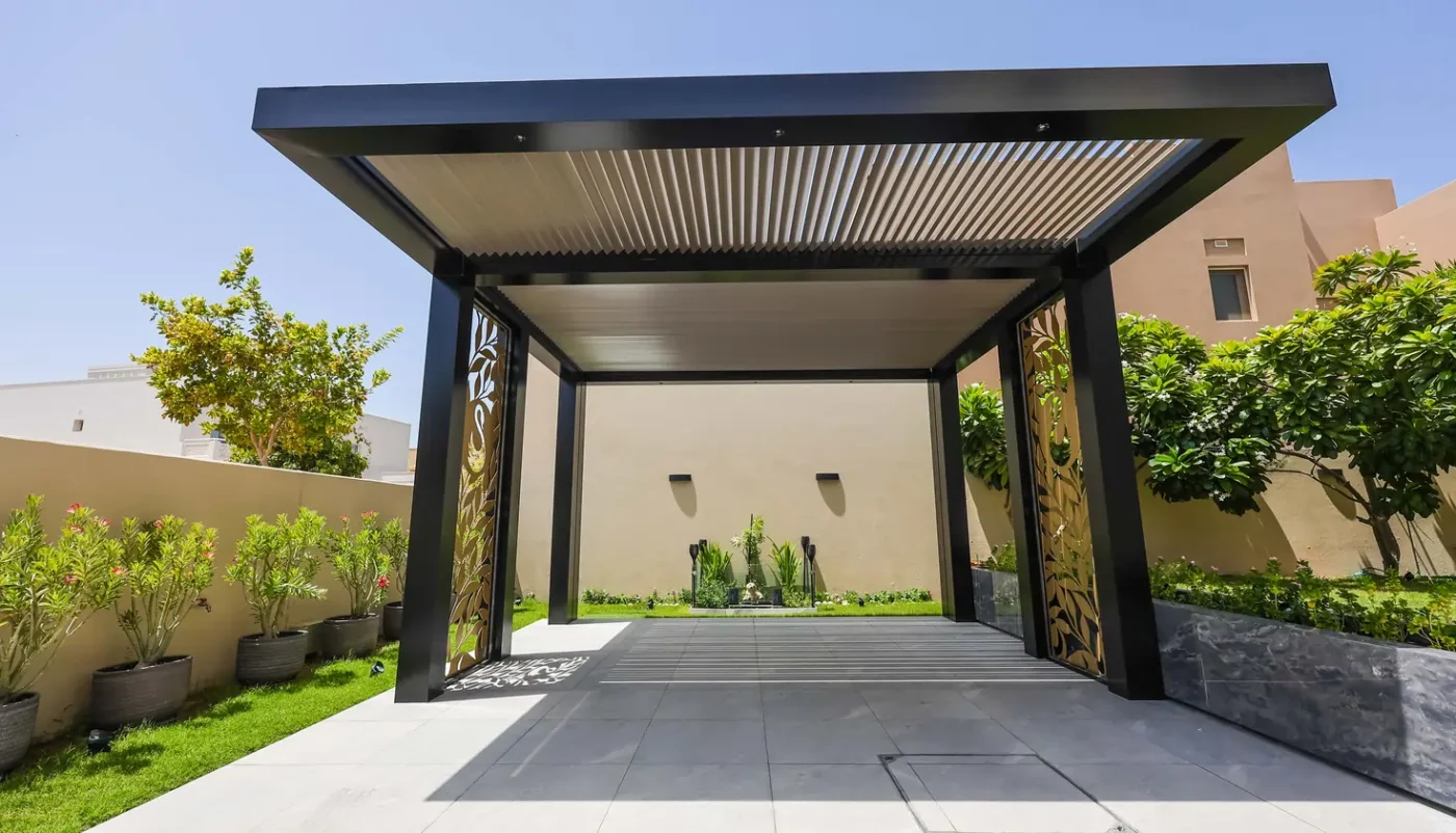 outdoor pergola in Dubai